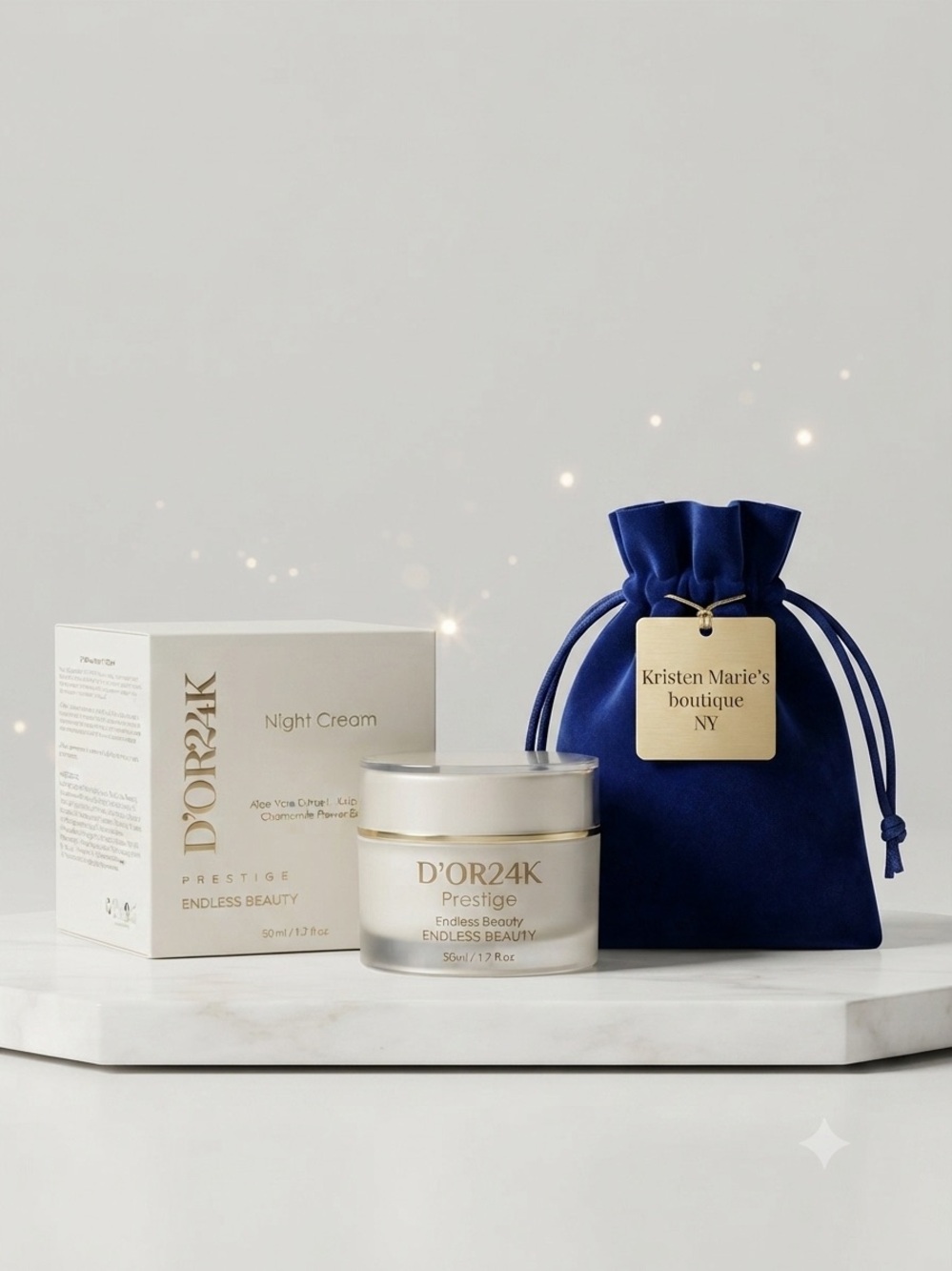 D'OR24K Prestige Endless Beauty Night Cream $495 & Beauty Gift Bag 🎁